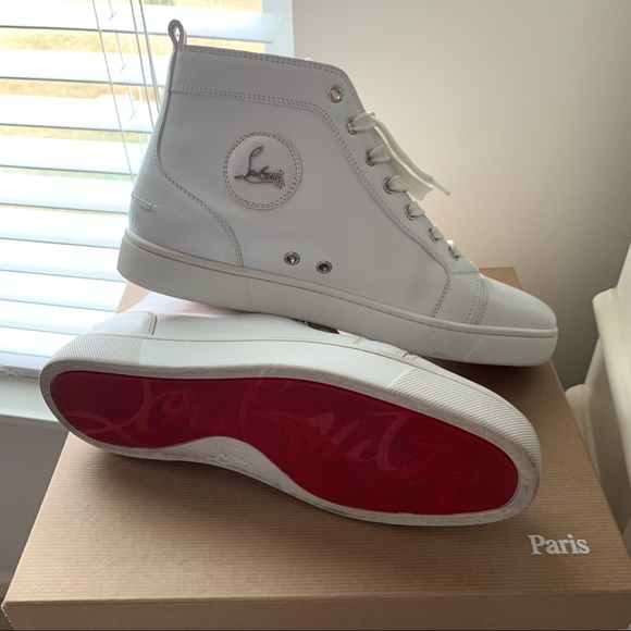 Christian Louboutin Other - Christian Louboutin Men’s Louis Flat White Sneakers Size 42
